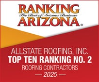 Allstate Roofing — Best of the Best 2025 award emblem