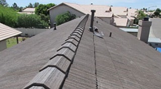Gabled roof installation on an Arizona home