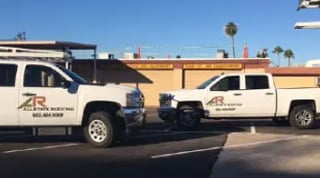 Allstate Roofing vans